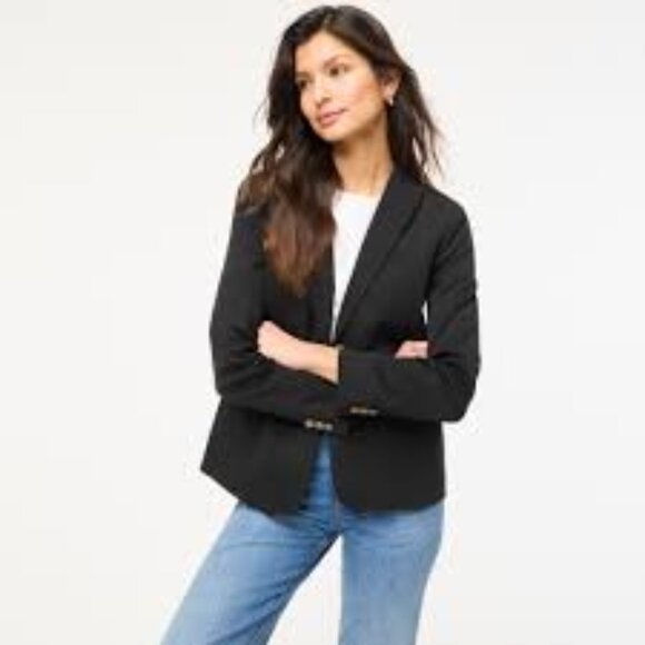 J. Crew Jackets & Blazers - J.Crew Petite Two-button Blazer in Black Women's Size 12 NEW